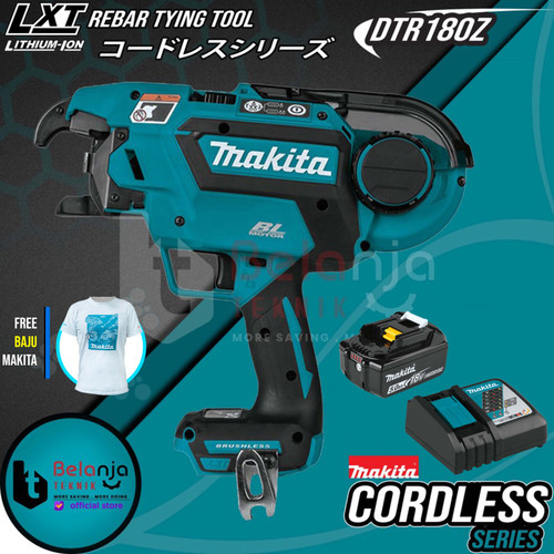 Makita Cordless Rebar Tying Tool DTR180Z Mesin Pengikat Kawat 18V Set