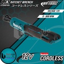 Makita Ratchet Baterai Cordless WR100DZ Rachet Sock 12V Socket Sok SET