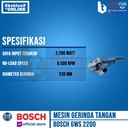 Bosch Mesin Gerinda Tangan GWS 2200-230 2200 Watt 9 Inch Angle Grinder