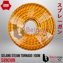 Sanchin Selang Mesin Steam Tornado 100 M Kompresor Spray Hose Kuning 100 Meter 100M