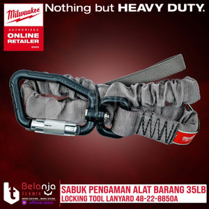 Milwaukee Locking Tool Lanyard 35 Lbs Sabut Pengaman Alat Barang 35Lb