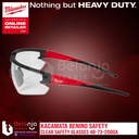 Milwaukee Clear Safety Glasses Kacamata Safety Kaca Mata Kerja Bening