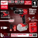 Milwaukee Bor Baterai M18 FPD3-0 Cordless Impact Drill 18V Unit Only