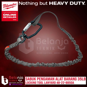 Milwaukee Locking Tool Lanyard 35 Lbs Sabut Pengaman Alat Barang 35Lb