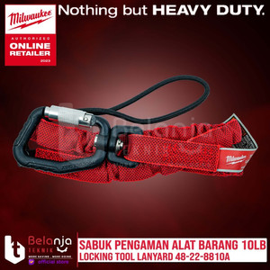 Milwaukee Locking Tool Lanyard 10 Lbs Sabut Pengaman Alat Barang 10Lb