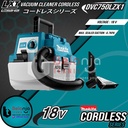 Makita Portable Vacuum Cleaner Cordless DVC750LZX1 Penghisap Debu Set
