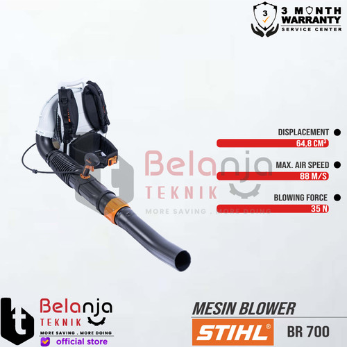 STIHL Mesin Peniup Angin Udara Gendong BR 700 Backpack Blower BR700