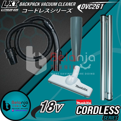 Makita Penghisap Debu DVC261ZX23 18 V Backpack Vacuum Cleaner + 5A SET
