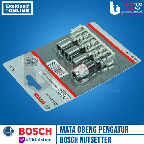Bosch Mata Obeng Extra Hard Pick Click Nutsetter 4 PCS Baut Roofing