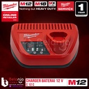 Milwaukee Charger Battery C12C Pengisi Daya Baterai M12 C 12 C 12V 12C