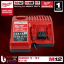 Milwaukee Charger Battery M12-18C Pengisi Daya Baterai 12V 18V M12 M18
