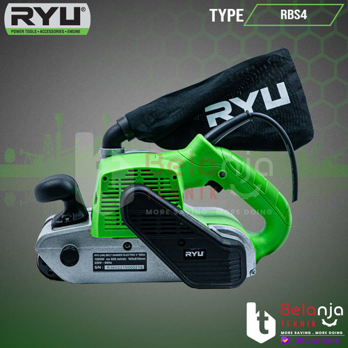 Ryu Belt Sander RBS 4 Inch Mesin Amplas Listrik 220V 1200 WATT RBS4