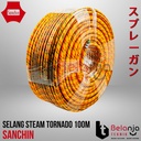 Sanchin Selang Mesin Steam Tornado 100 M Kompresor Spray Hose Kuning 100 Meter 100M