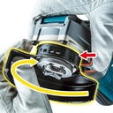 Makita Cordless Angle Grinder GA045GM201 Gerinda Tangan 4 Inch X-LOCK