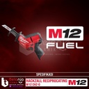 Milwaukee Compact Hackzall Reciprocating M12 CHZ-0 Gergaji Sabre 12V