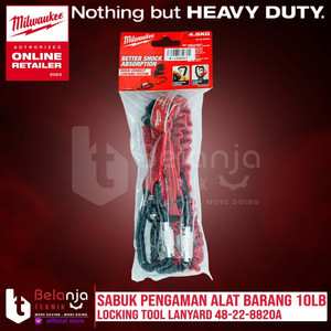 Milwaukee Quick Connect Locking Tool Lanyard 10 Lbs Pengikat Barang