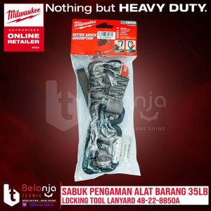 Milwaukee Locking Tool Lanyard 35 Lbs Sabut Pengaman Alat Barang 35Lb