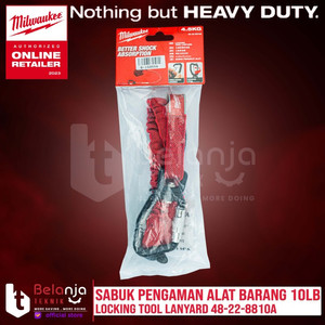 Milwaukee Locking Tool Lanyard 10 Lbs Sabut Pengaman Alat Barang 10Lb