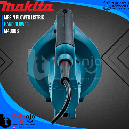 Makita Mesin Blower Listrik M 4000 B 530 Watt Hand Blower M4000B