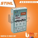 Stihl Rantai Belah Chainsaw 22 Inch 38T Mata Gergaji Potong Kayu 22"