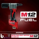 Milwaukee Mesin Paku Tembak Rivet Baterai M12 BPRT-0 12 Volt Unit Only