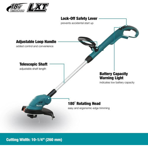 Makita Cordless String Line Trimmer DUR193Z Mesin Potong Rumput 18V