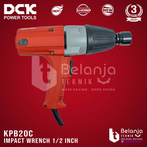 DCK Impact Wrench 1/2 Inch KPB20C Mesin Pembuka Baut Listrik 1/2" KPN