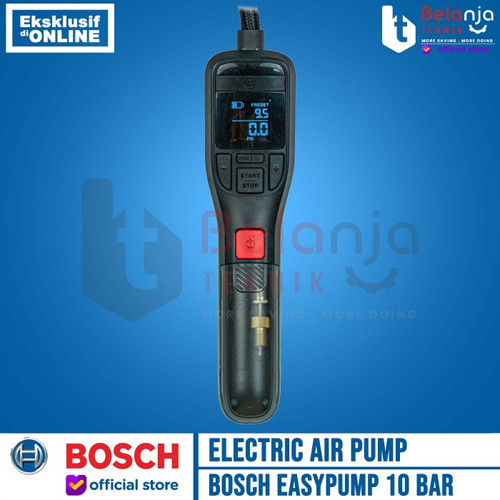 Bosch Electric Air Pump Easy Pump 10 Bar Pompa Angin Portable USB 3 Ah
