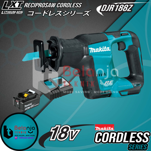 Makita Reciprosaw Handle Cordless DJR188Z Gergaji Potong Sabre Saw 18v
