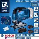 Bosch Mesin Gergaji Baterai GST 185 Li Jigsaw + Baterai Procore 4 AH