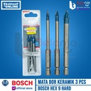 Bosch Hex 9 Hard Ceramic Drill Bit Set 3 PCS Mata Bor Keramik 5 6 8 MM