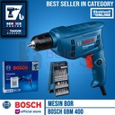 Bosch Bor Besi GBM 400 10MM 400 Watt + Mata Obeng 25 Pcs