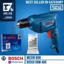 Bosch Bor Besi GBM 400 10MM 400 Watt + Mata Bor Beton CYL-4 8 PCS