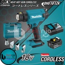 Makita Mesin Blower Udara Panas Baterai DHG181ZK Hot Gun Cordless Set
