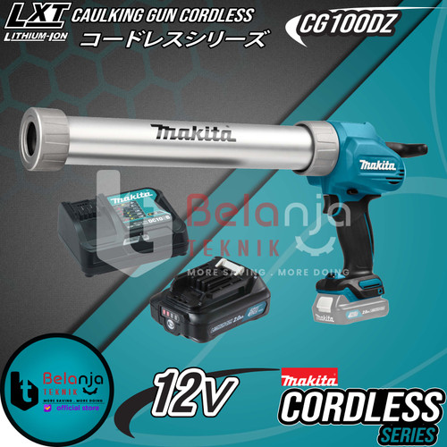 Makita Mesin Silicon Tembak Baterai 12V CG100DZB Caulking Gun Cordless
