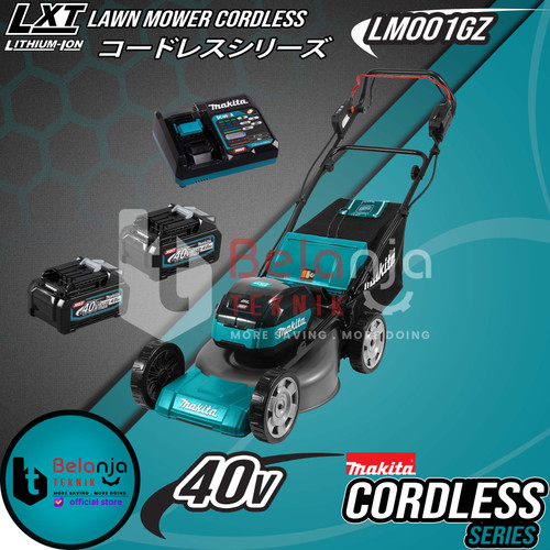 Makita Mesin Potong Rumput Dorong LM001GZ Lawn Mower Cordless 40V 18"