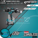 Makita Cordless Hammer Driver Drill HP001GD201 Mesin Bor Baterai 40V