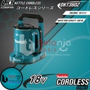 Makita Cordless Kettle Teko Pemanas Air DKT360Z Ketel Baterai Set 36V