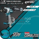 Makita Mesin Bor Obeng Baterai DDF486Z Cordless Driver Drill 18V Set