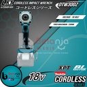 Makita Impact Wrench Cordless DTW300Z Mesin Pumbuka Baut + Baterai 18V