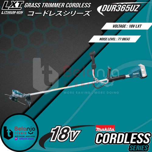 Makita Mesin Potong Rumput 36V DUR365UZ Grass Trimmer Set Baterai 18V