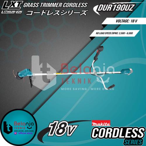 Makita Mesin Potong Rumput Senar DUR190UZX1 Grass Trimmer + Baterai 18V