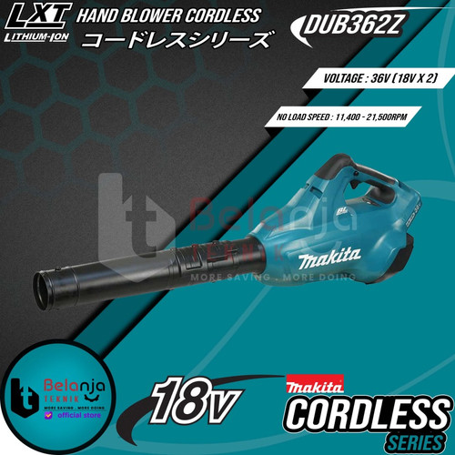Makita Mesin Peniup Angin DUB362Z 18V Hand Blower Cordless + Baterai