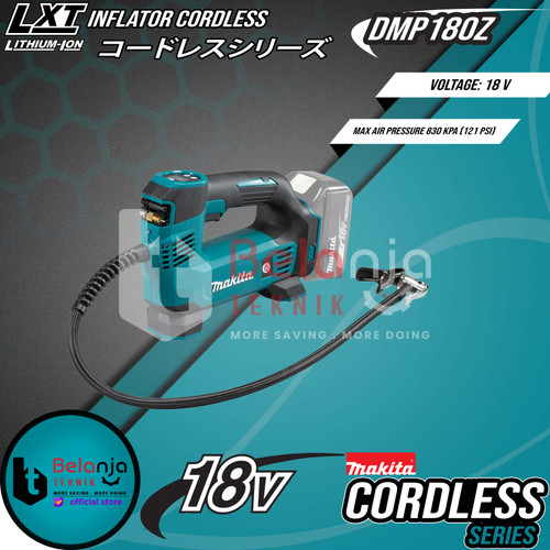 Makita Alat Pompa Isi Angin DMP180Z Inflator Cordless 18V + Baterai