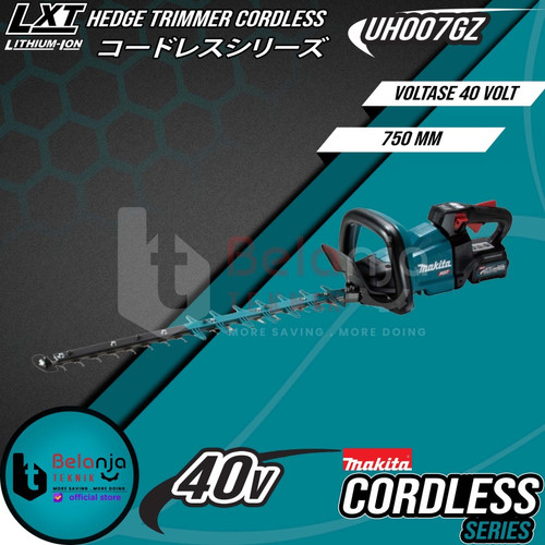 Makita Hedge Trimmer Cordless UH007GZ 40V Potong Dahan + Baterai Set