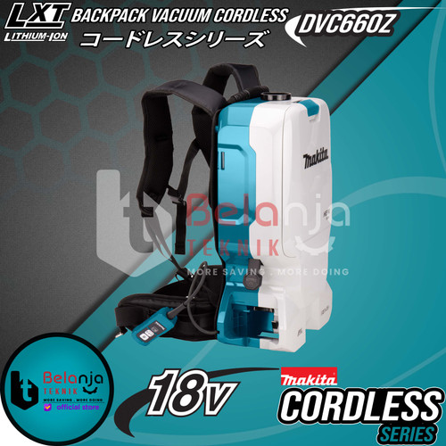 Makita Penghisap Debu DVC660Z Backpack Vacuum Cleaner Cordless 18V