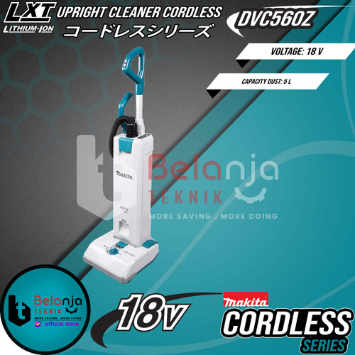 Makita Mesin Penghisap Debu DVC560Z Upright Cleaner + Baterai 18V Set