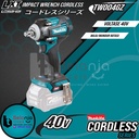 Makita Mesin Impact Wrench Cordless TW004GZ 40V Pembuka Baut + Baterai