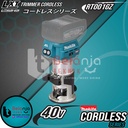 Makita Mesin Profil Kayu Baterai RT001GZ23 40V Variable Speed Trimmer