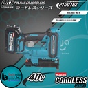 Makita Pin Nailer Cordless PT001GZ Mesin Paku Tembak + Baterai 40V Set